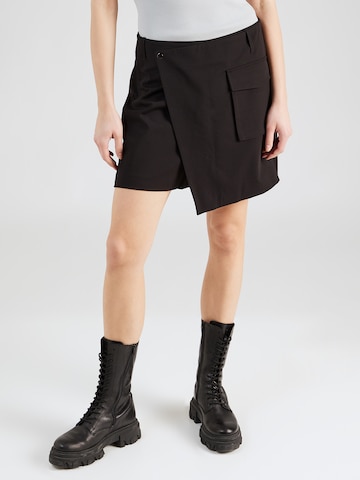 Sisley Regular Панталон в черно: отпред