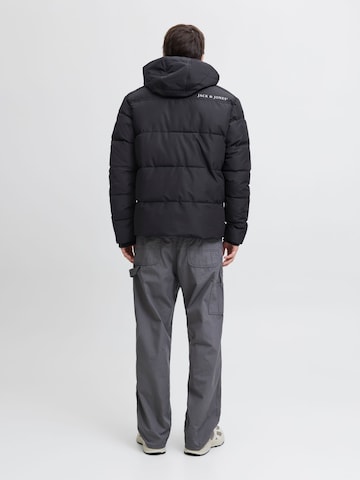 JACK & JONES Winterjas in Zwart