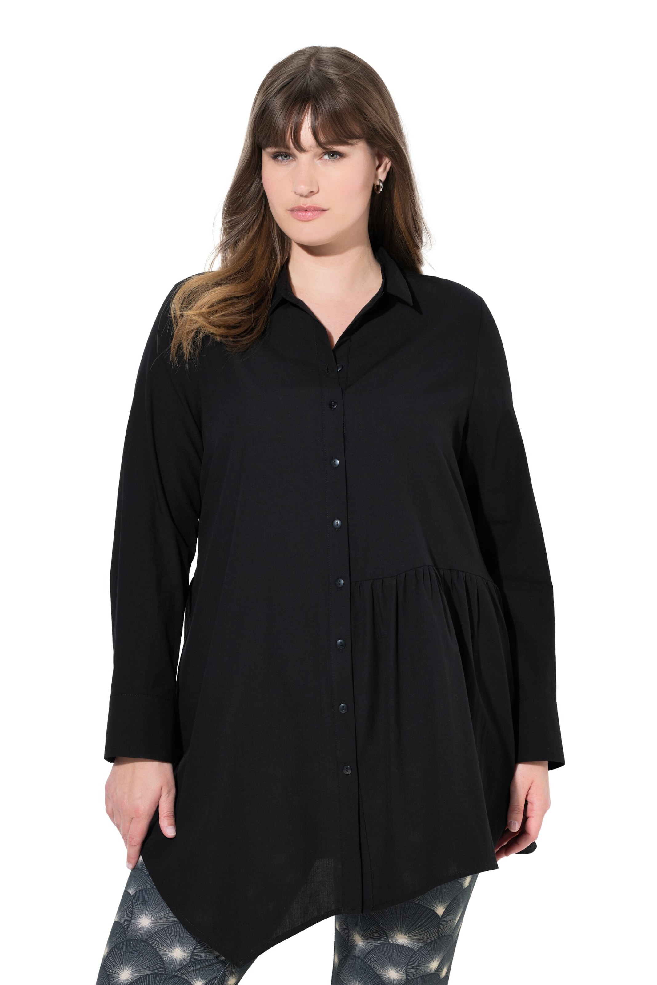 Ulla Popken Tunika in Schwarz: Vorderseite
