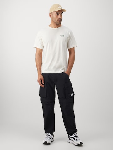 Tricou 'NSE SLOPES' de la THE NORTH FACE pe alb