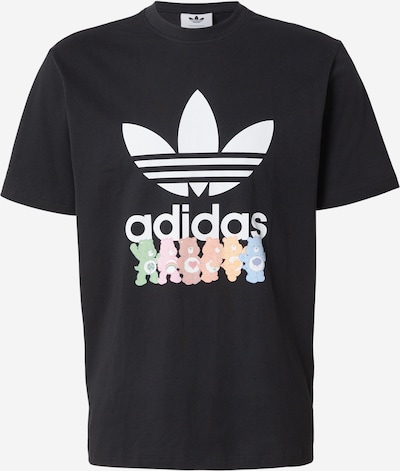 XS dydžio Marškinėliai 'Care Bear' iš ADIDAS ORIGINALS, spalva – šviesiai mėlyna / rožių spalva / juoda / balta, Prekių apžvalga