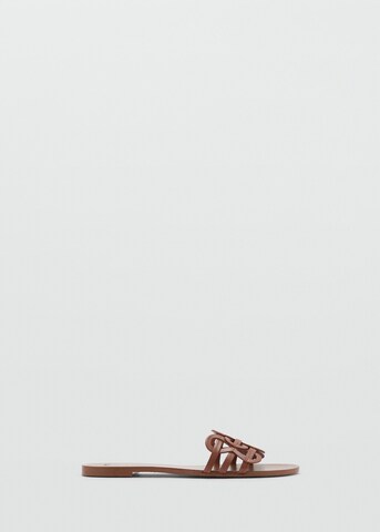 MANGO Mules 'Nora' in Brown