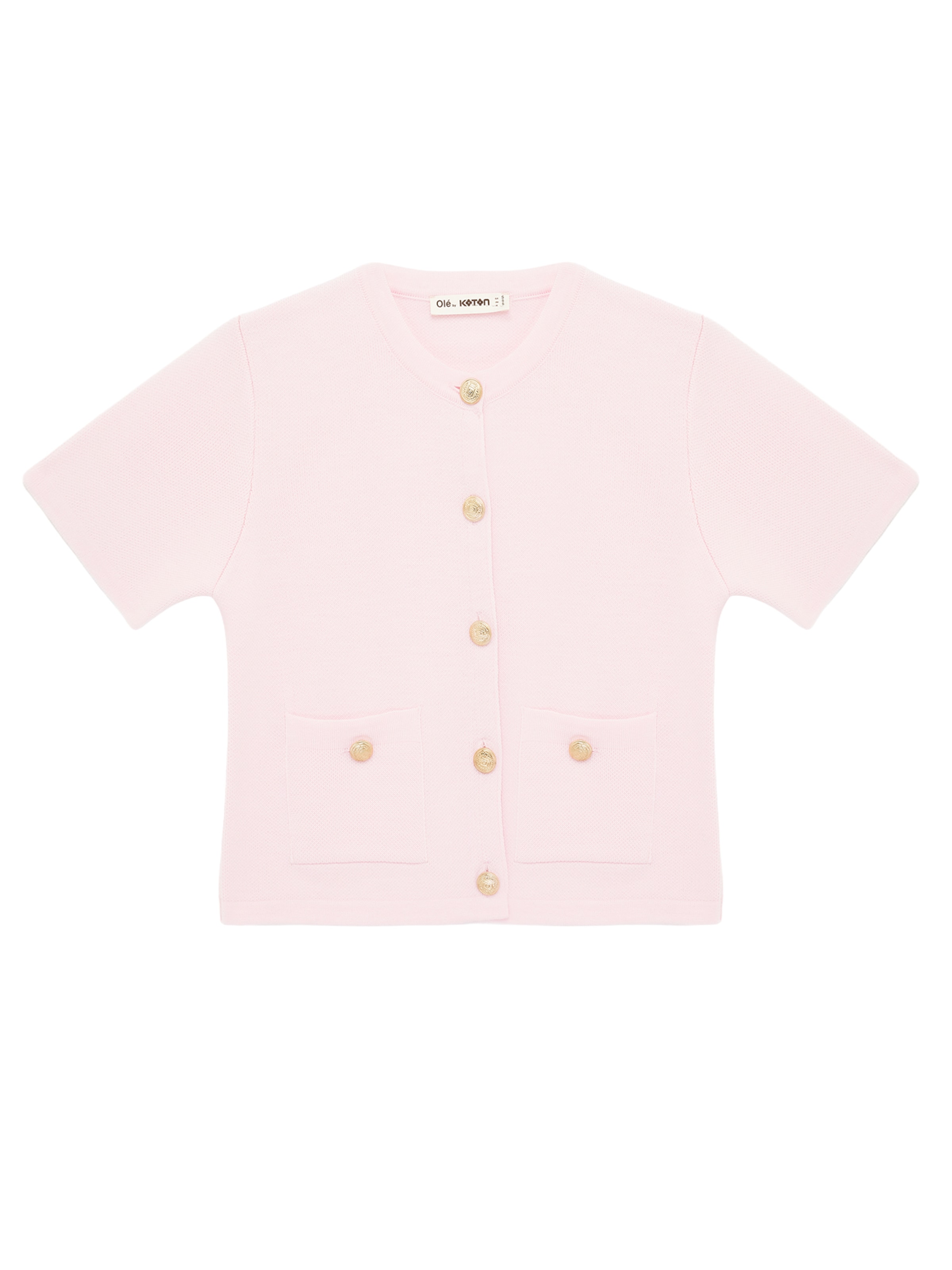 Koton Gebreid vest in Roze: voorkant