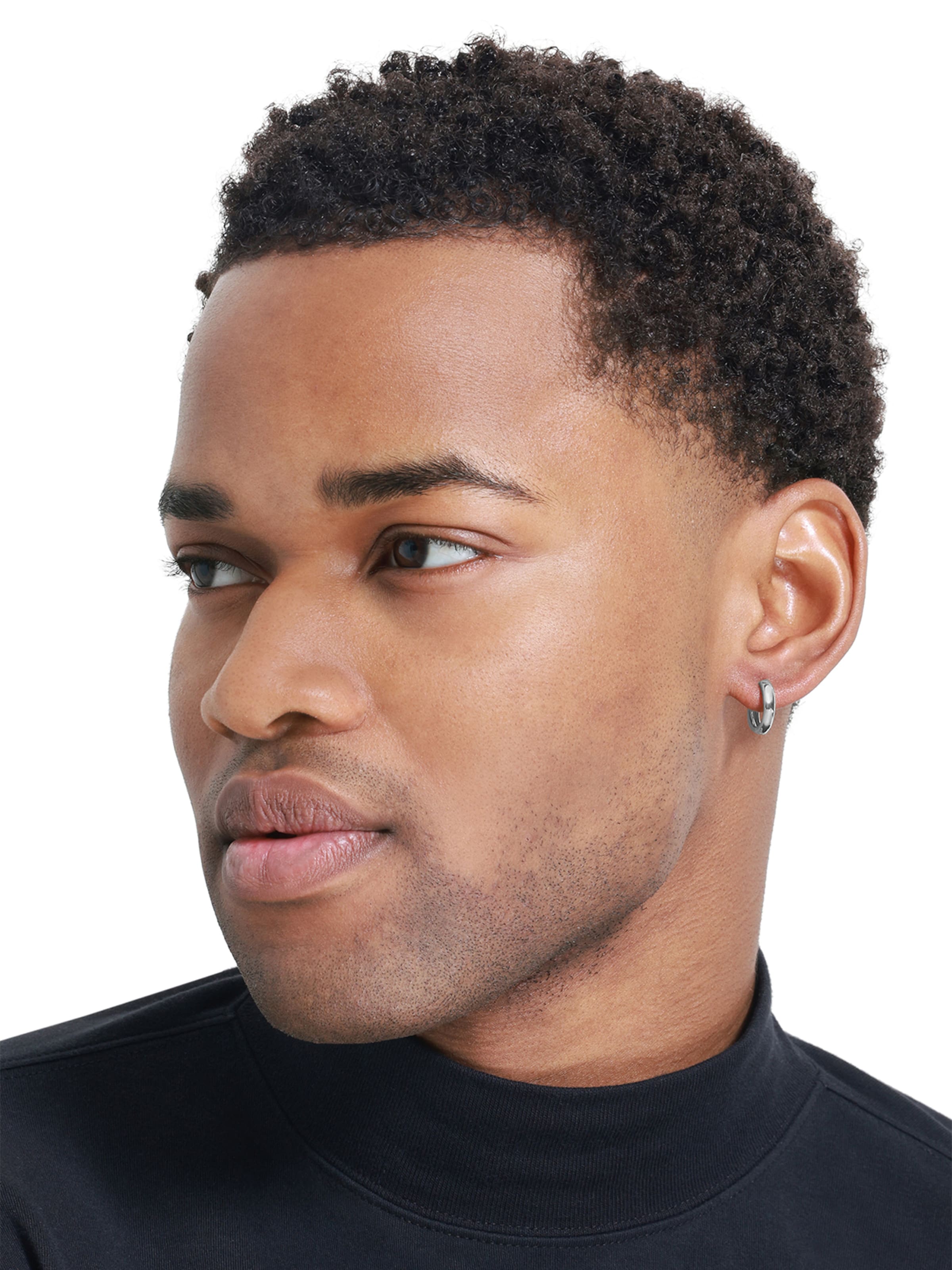 Heideman Earring 'Adam' in Silver: front