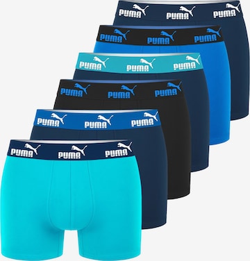 PUMA - Calzoncillo boxer en azul: frente