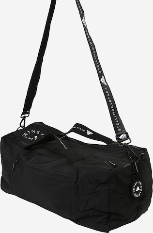 adidas by Stella McCartney Sports Bag in Black: front