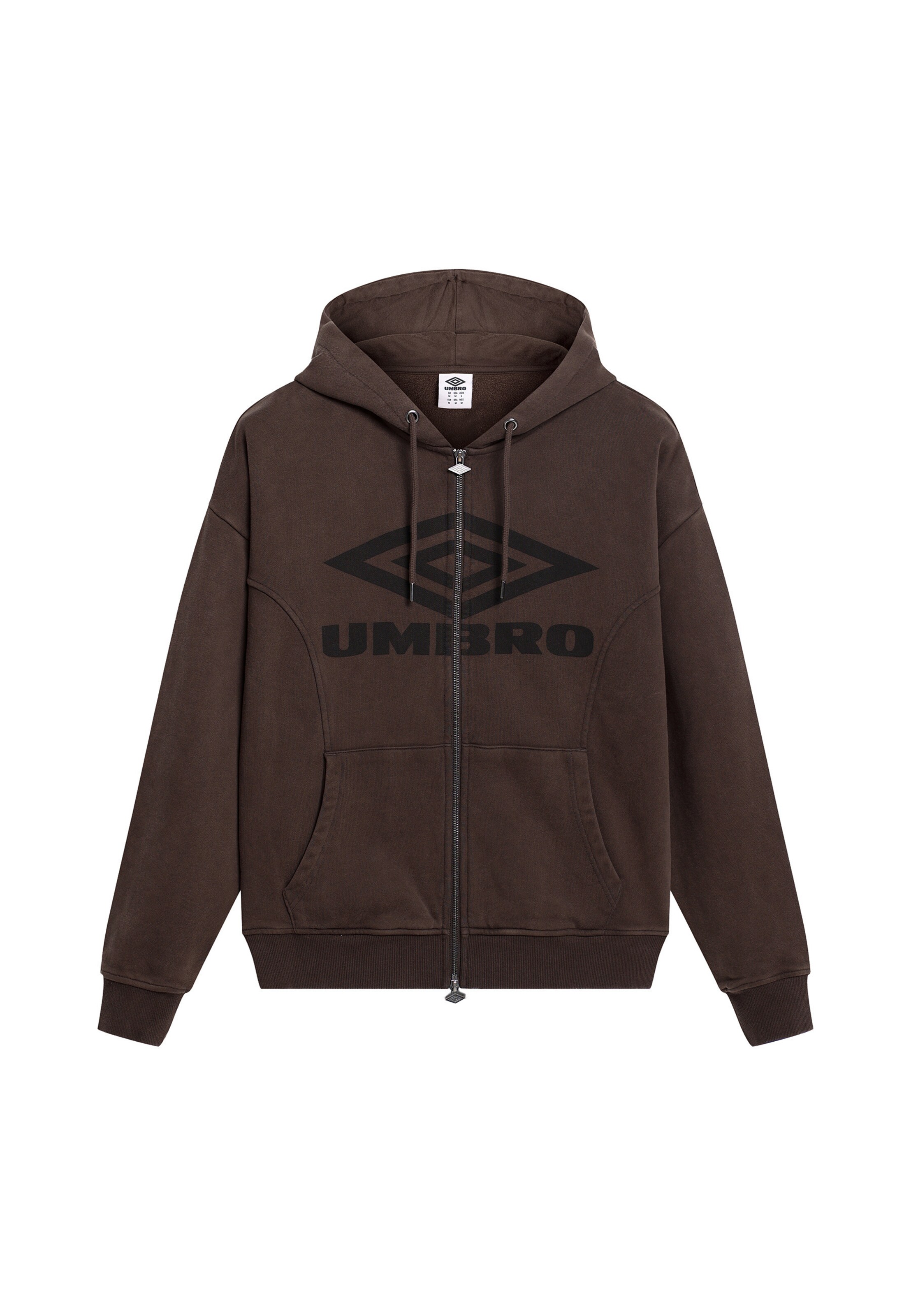 UMBRO Sweat jacket in Brown: front