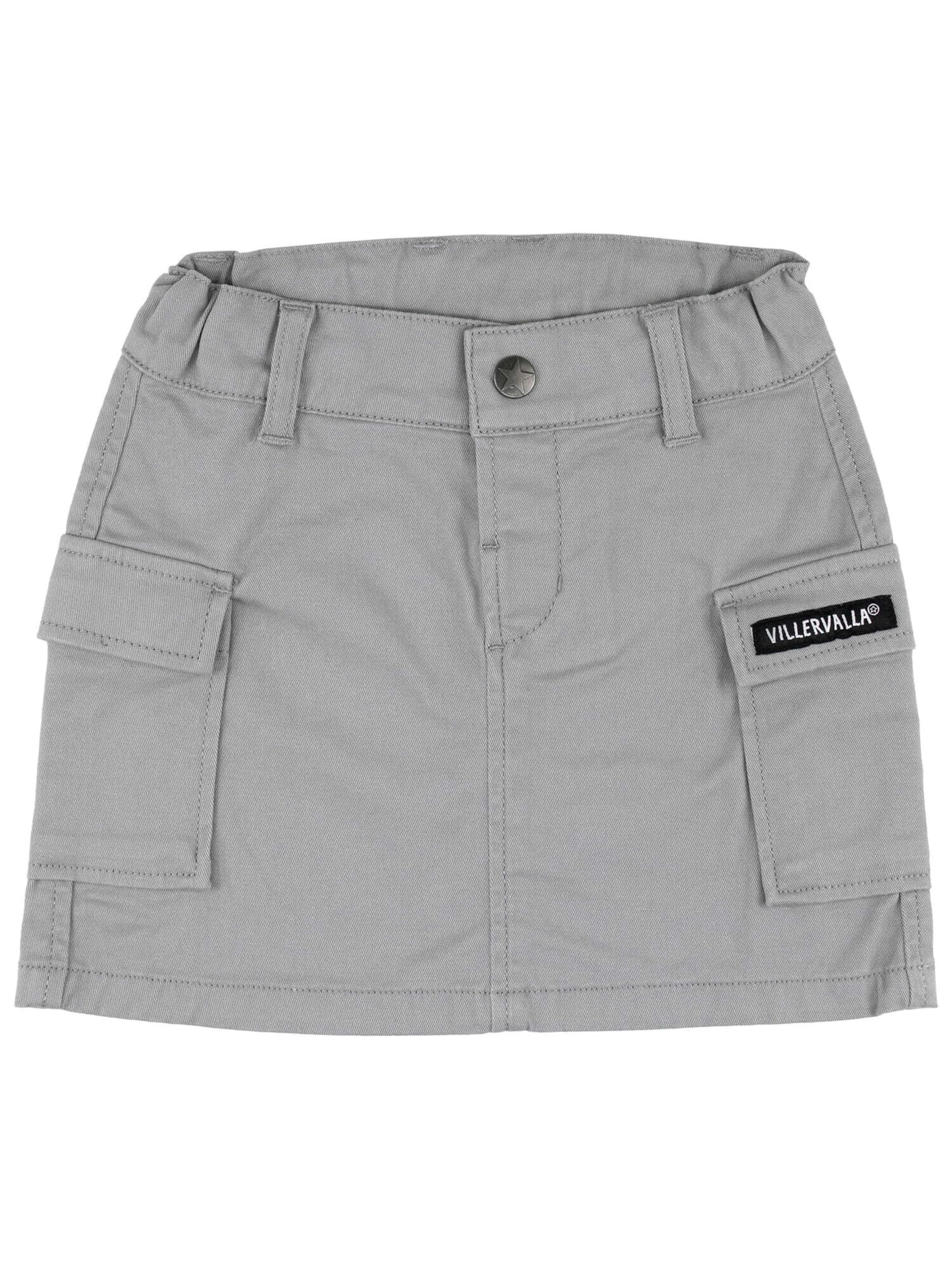 Villervalla Skirt in Grey: front