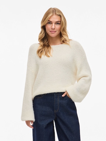 Pull-over 'VIMarley' VILA en beige : devant