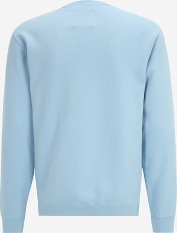 EDWIN Regular Fit Sweatshirt 'Japanese Sun' in Blau