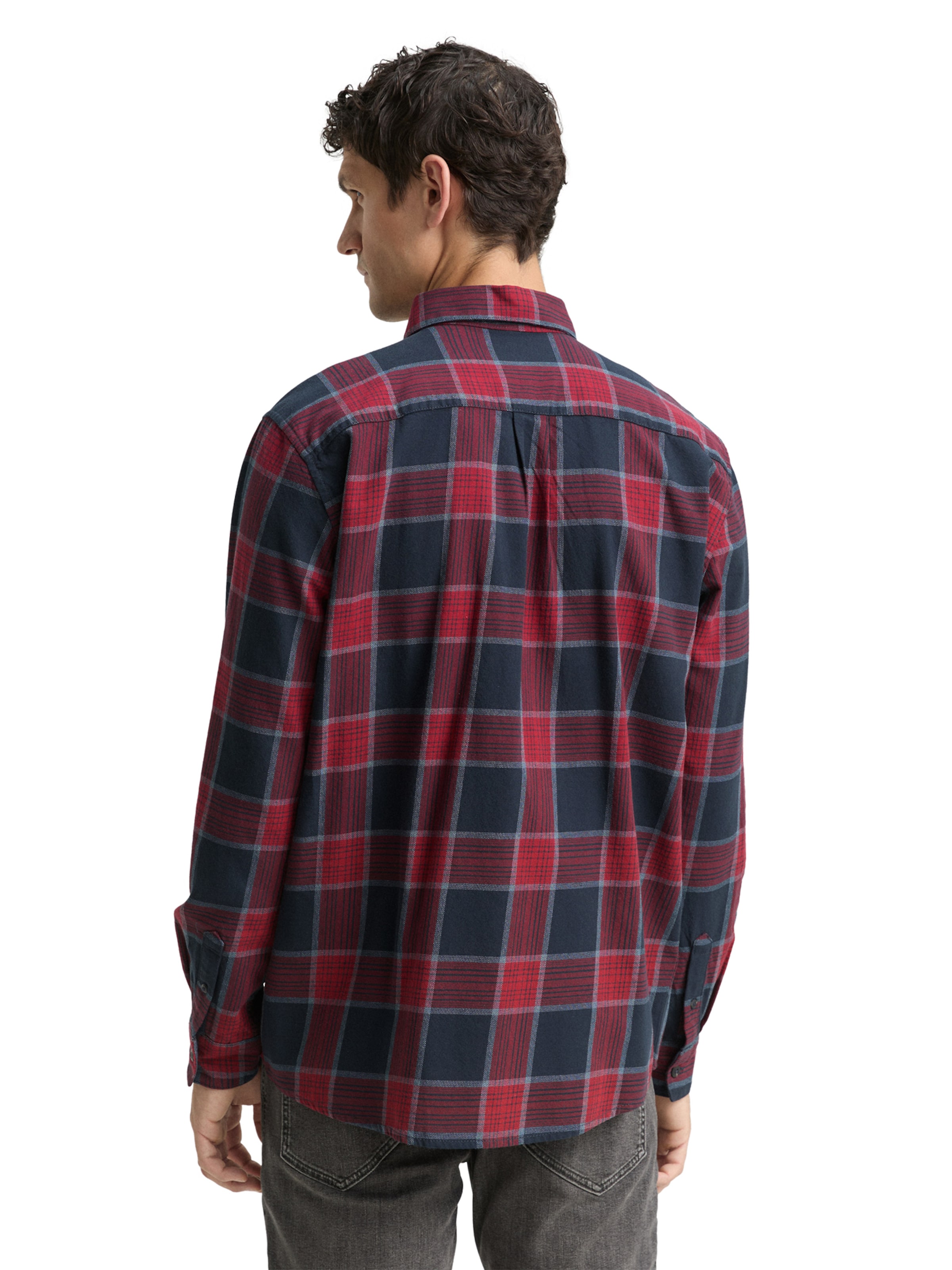 TOM TAILOR Comfort Fit Hemd in Rot