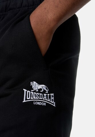 Regular Pantalon 'Dromore' LONSDALE en noir