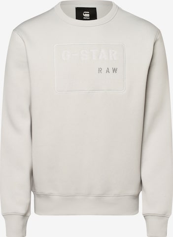 Felpa di G-Star RAW in grigio: frontale