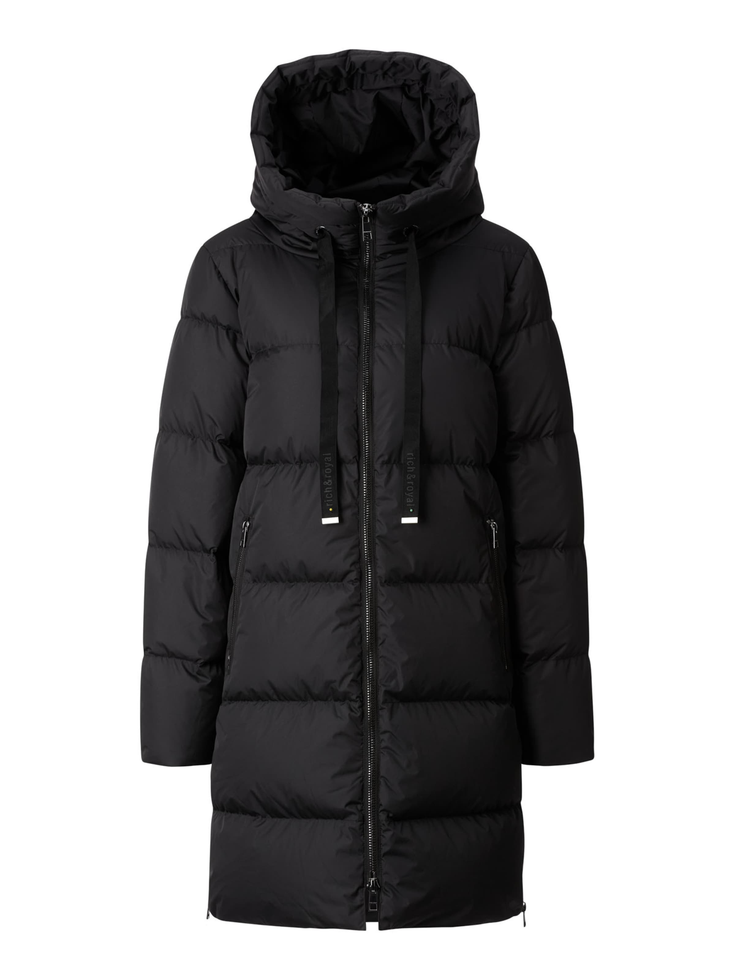 Manteau d’hiver Rich & Royal en noir : devant