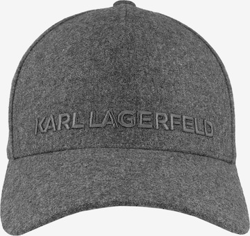 Cappello da baseball sportivo di Karl Lagerfeld in grigio: frontale
