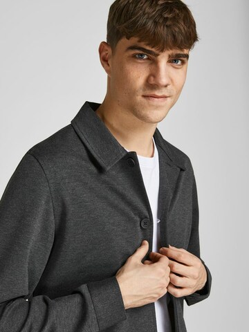 JACK & JONES Zip-Up Hoodie in Grey