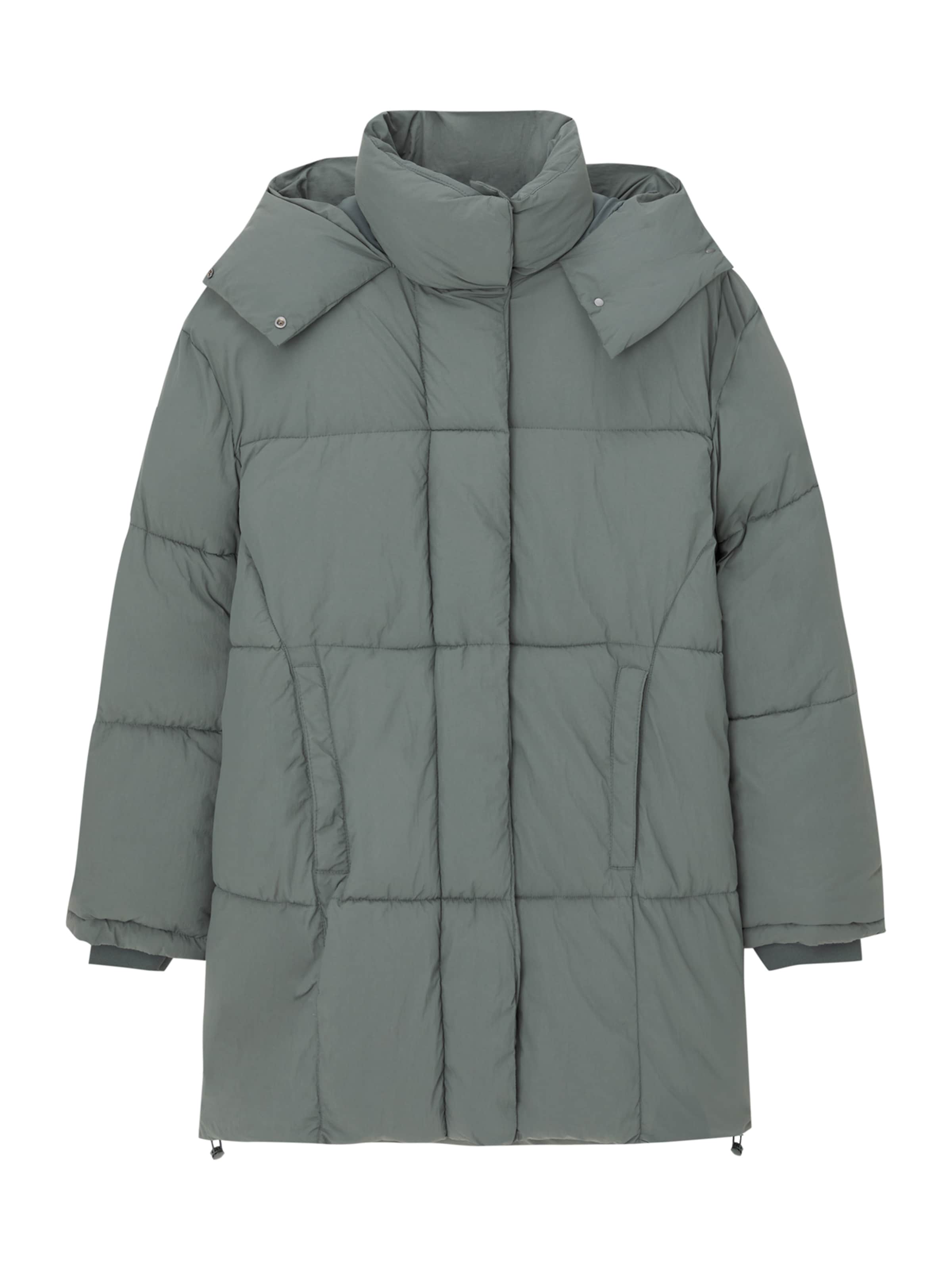 Geacă de iarnă de la Pull&Bear pe verde: față