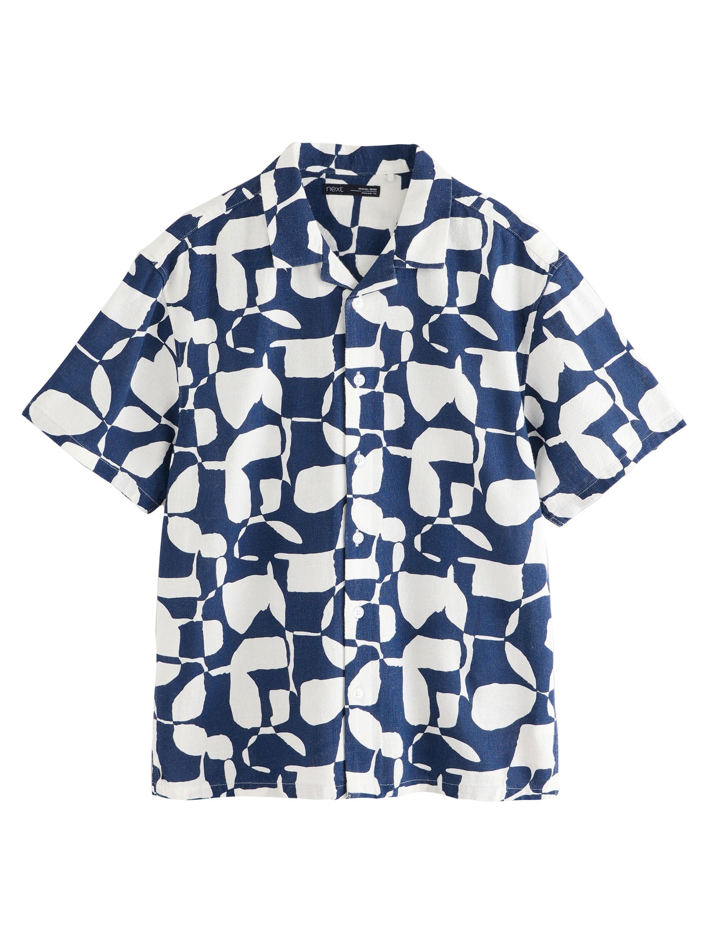 Next Rovný strih Košeľa - Modrá: predná strana