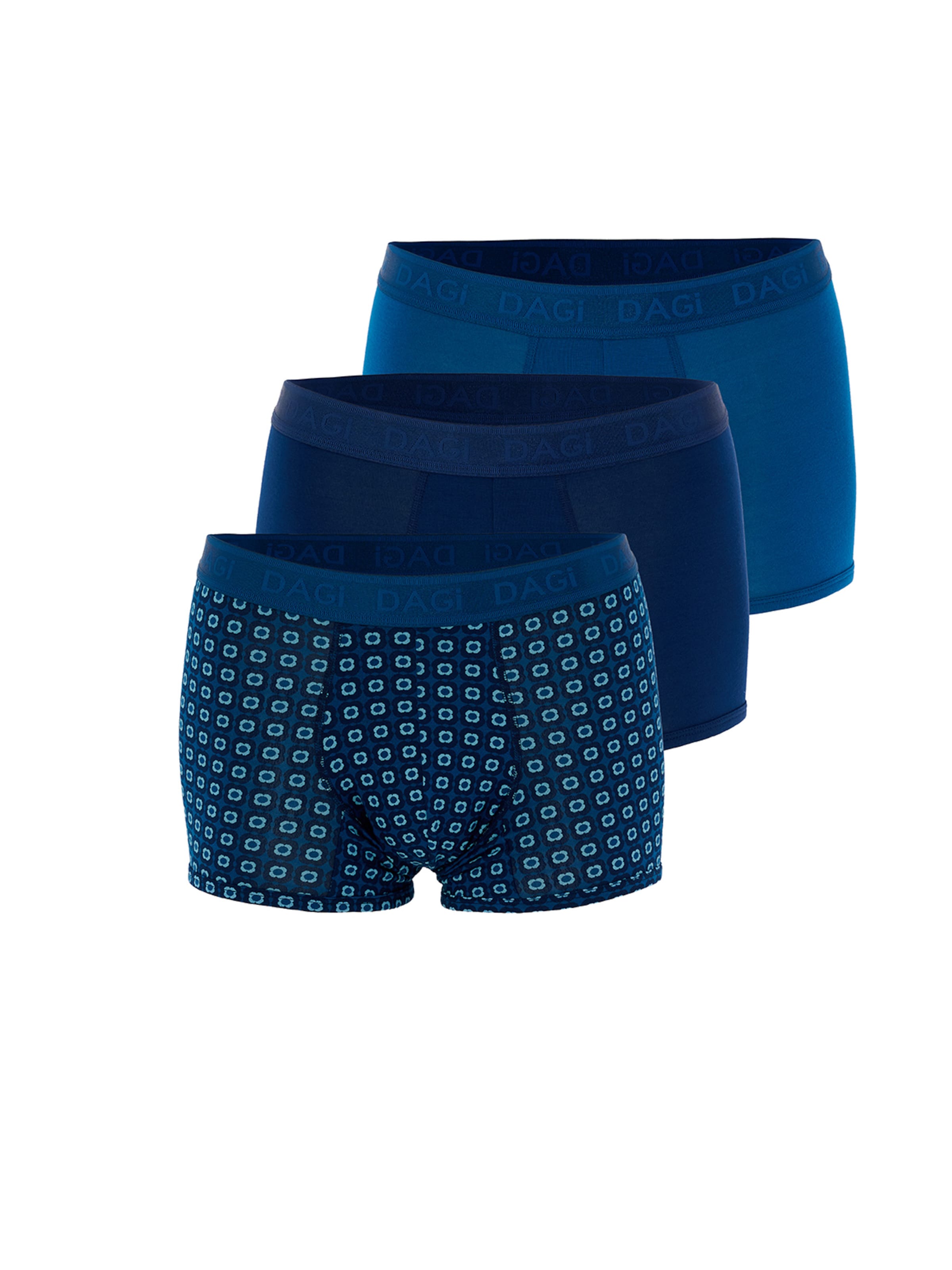 Sous-vêtements longs Dagi en bleu : devant