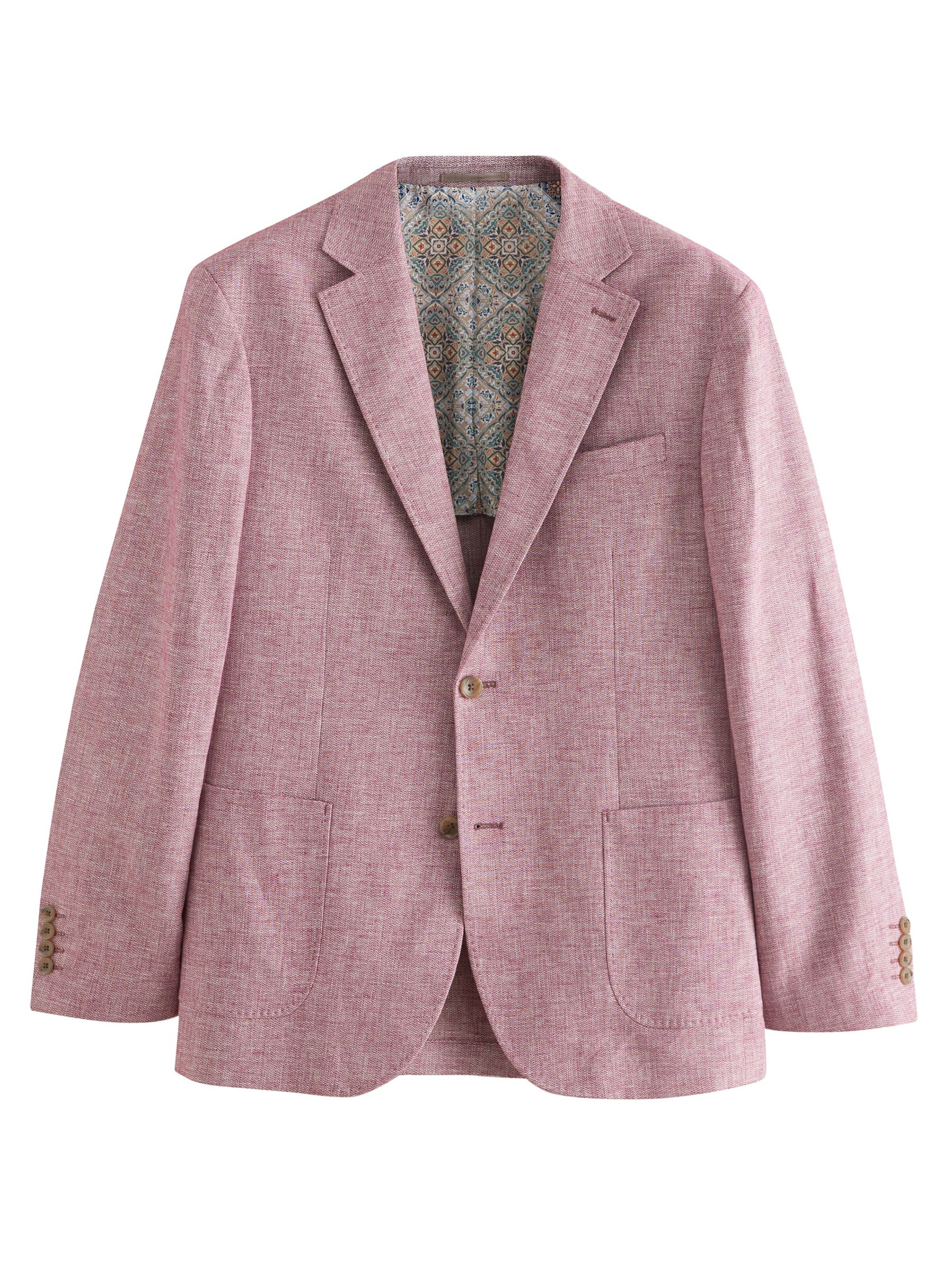 Next Regular Fit Sakko in Pink: Vorderseite