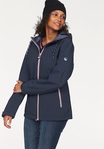 POLARINO Outdoor Jacket in Blue: front