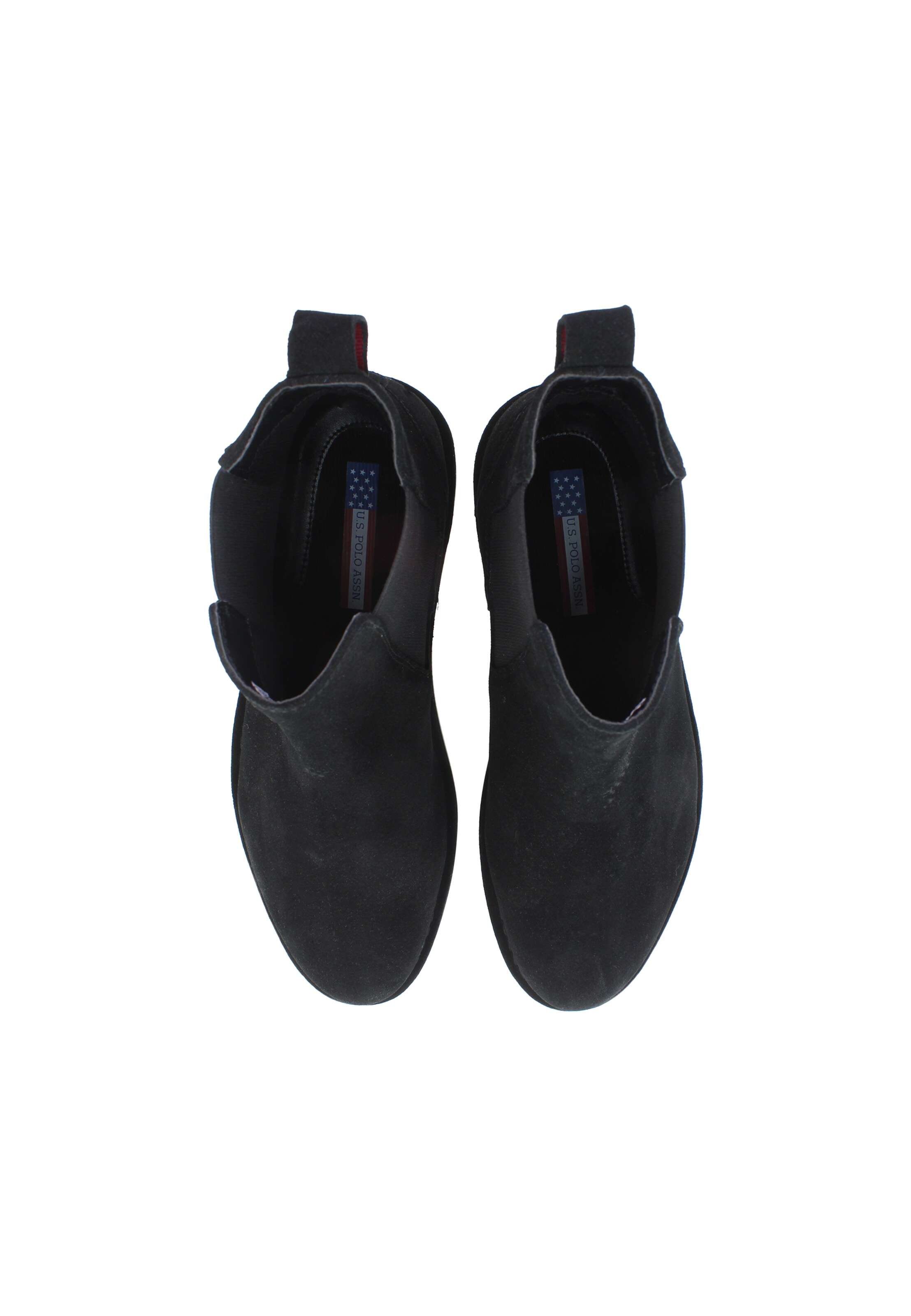 U.S. POLO ASSN. Boots in Schwarz