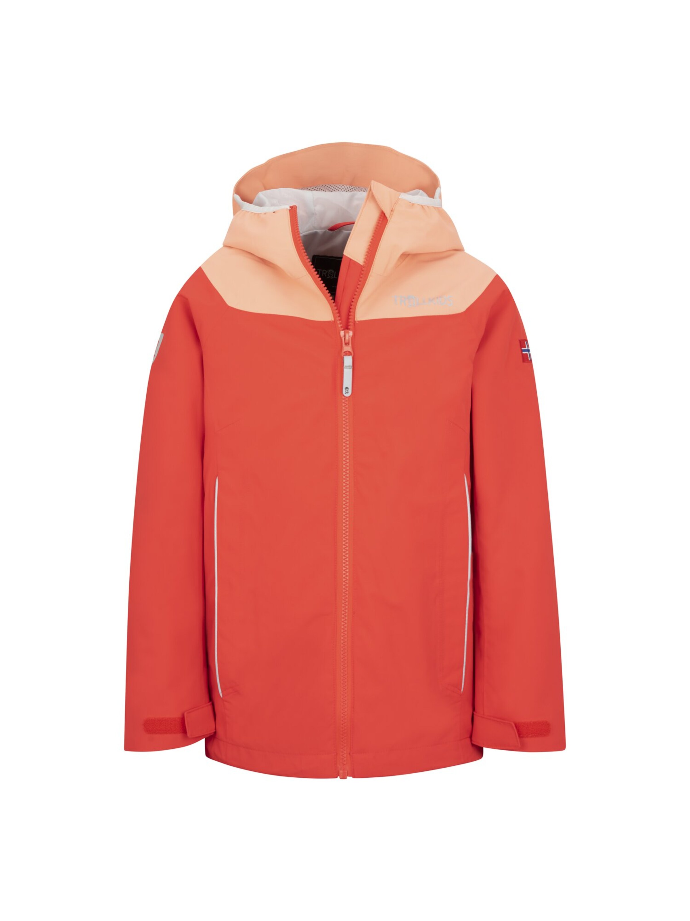 TROLLKIDS Outdoor jacket in Red: front