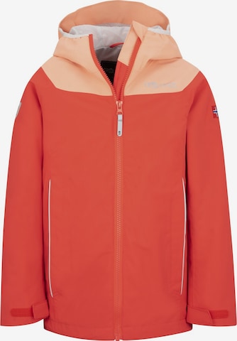 TROLLKIDS Outdoor jacket in Red: front