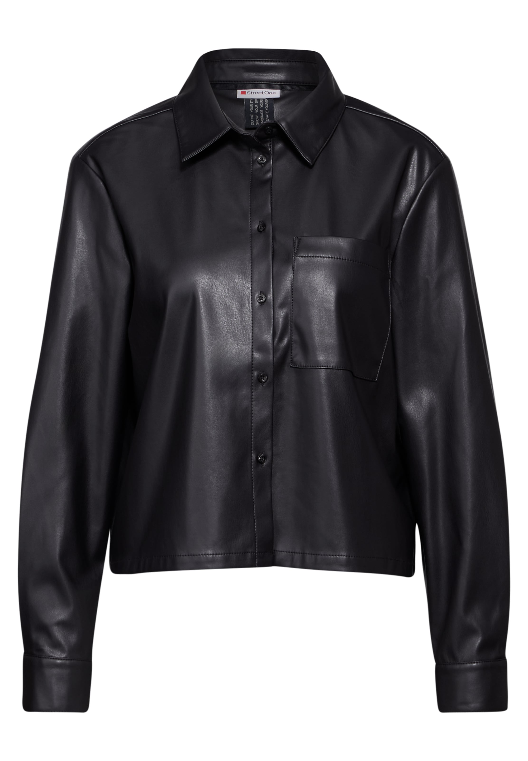 STREET ONE Bluse in Schwarz: Vorderseite