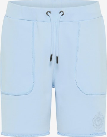 Carlo Colucci Regular Hose 'De Benedetto' in Blau: Vorderseite