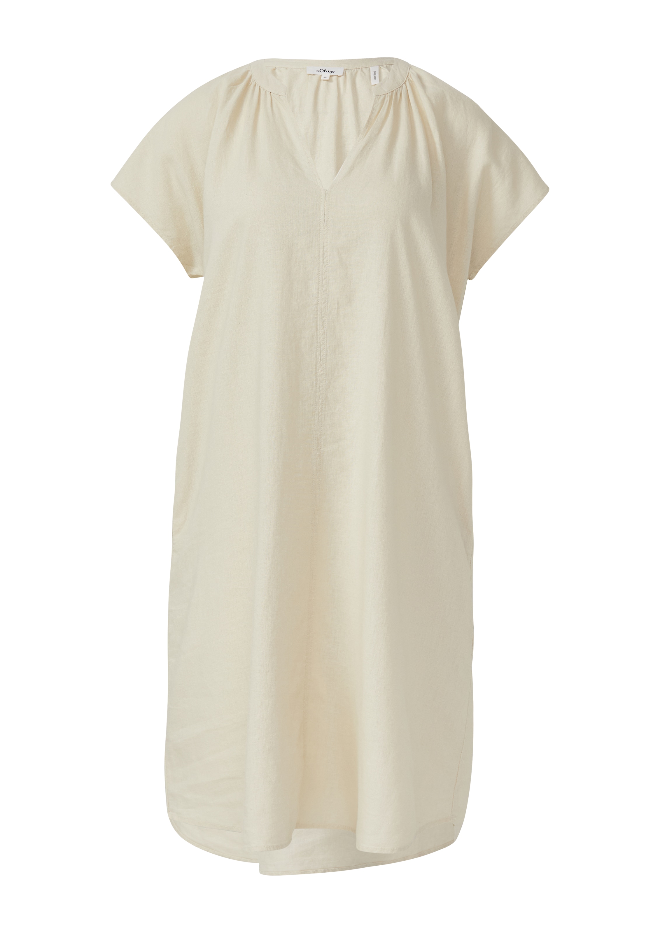 Rochie de la s.Oliver pe bej: față