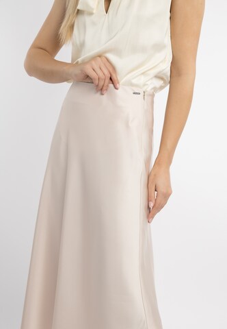 DreiMaster Klassik Skirt 'Colina' in Beige