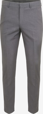 Steffen Klein Slim fit Pleated Pants in Grey: front