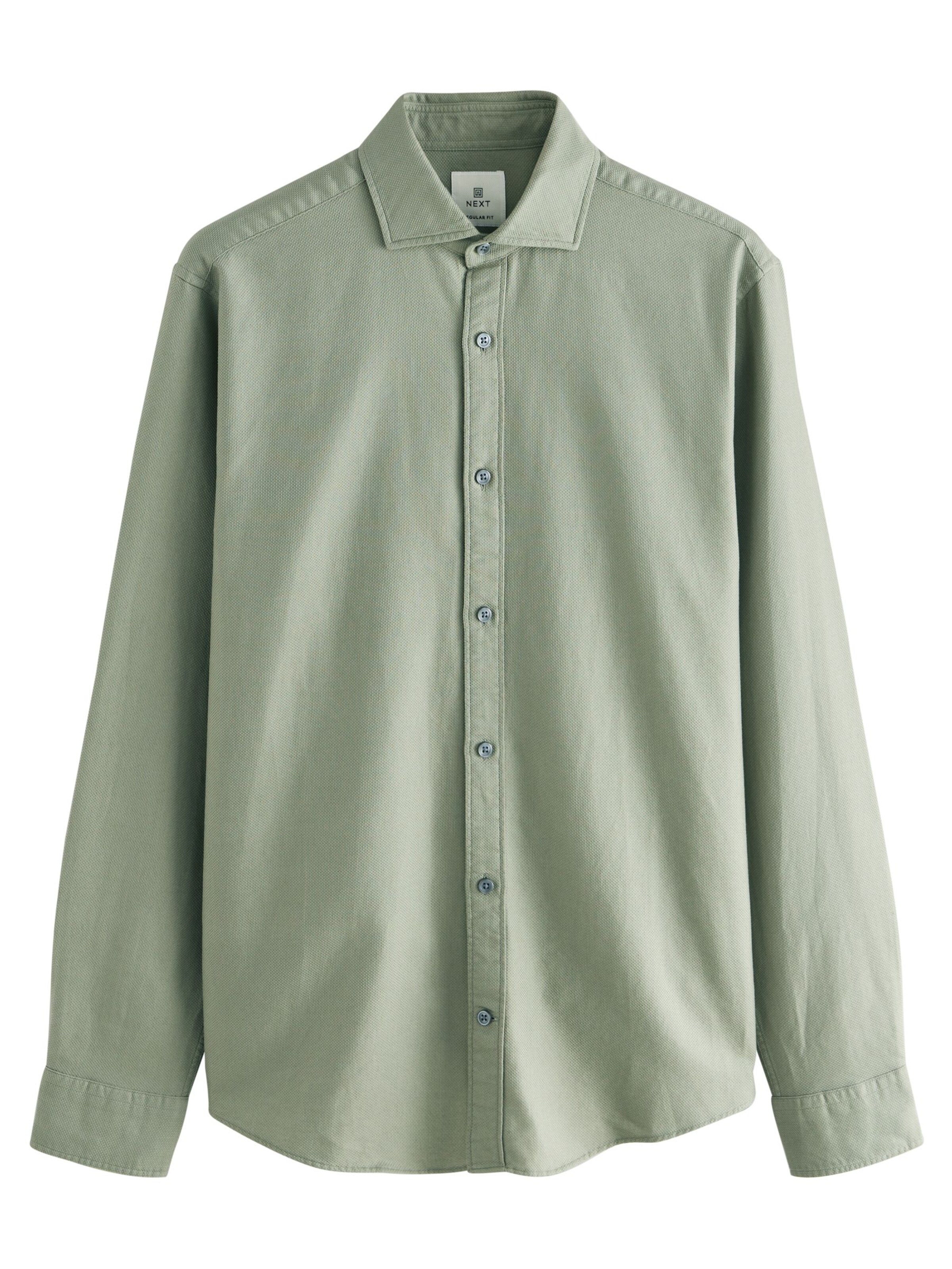 Camicia Next di colore verde pastello, Visualizzazione prodotti