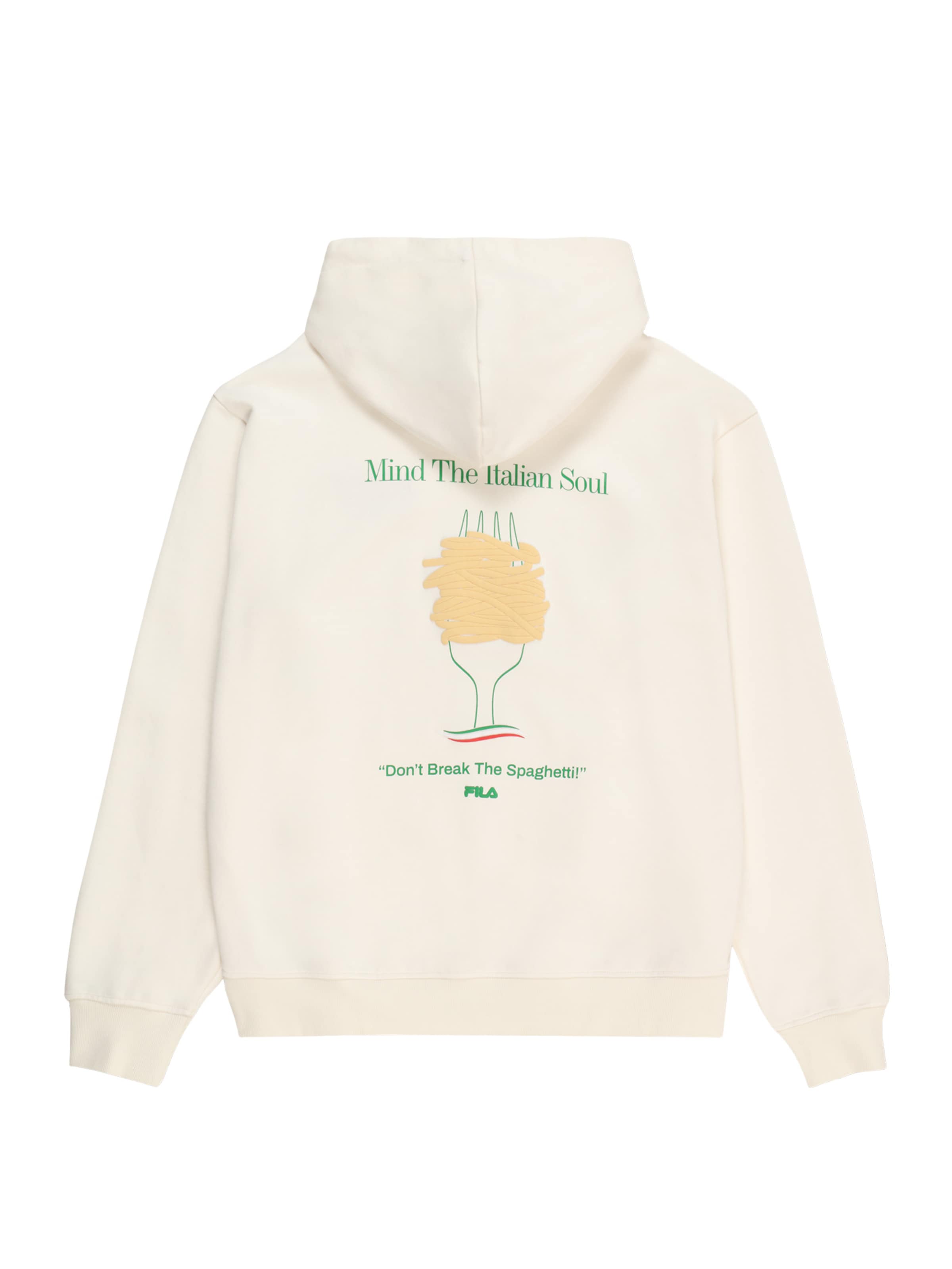 FILA Sweatshirt 'Navigli Pasta' i vit