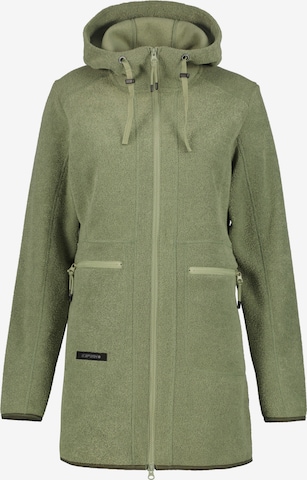 ICEPEAK Fleece Jacket in Green: front