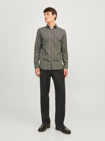 JACK & JONES Slim fit Πουκάμισο 'JPRBlackpool' σε γκρι
