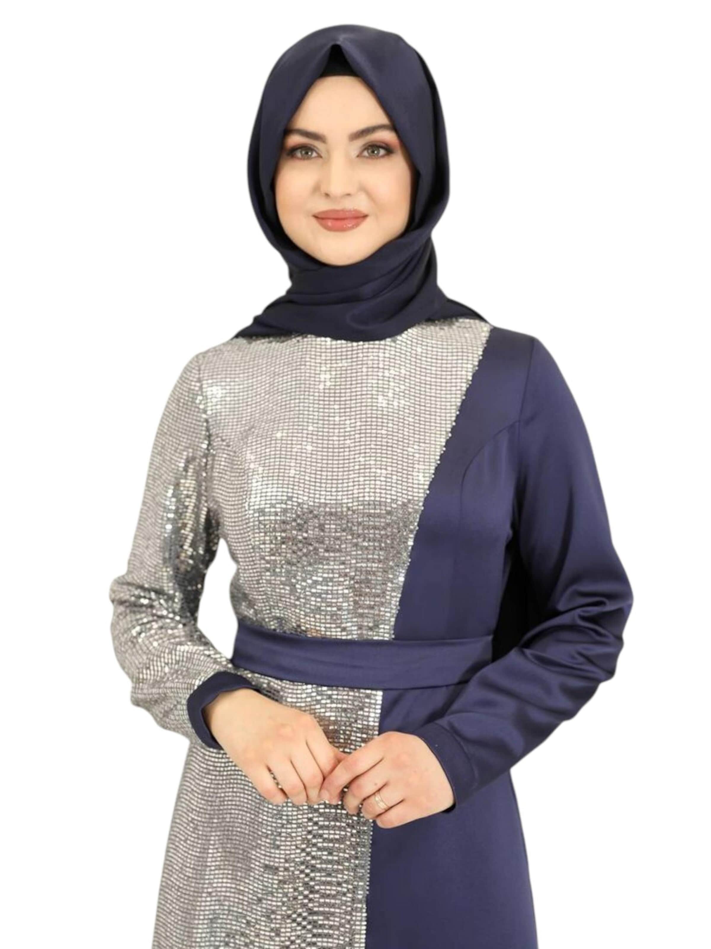 fashionshowcase Abendkleid 'Firuze'‌‌‌‌‌‌‌ in Blau