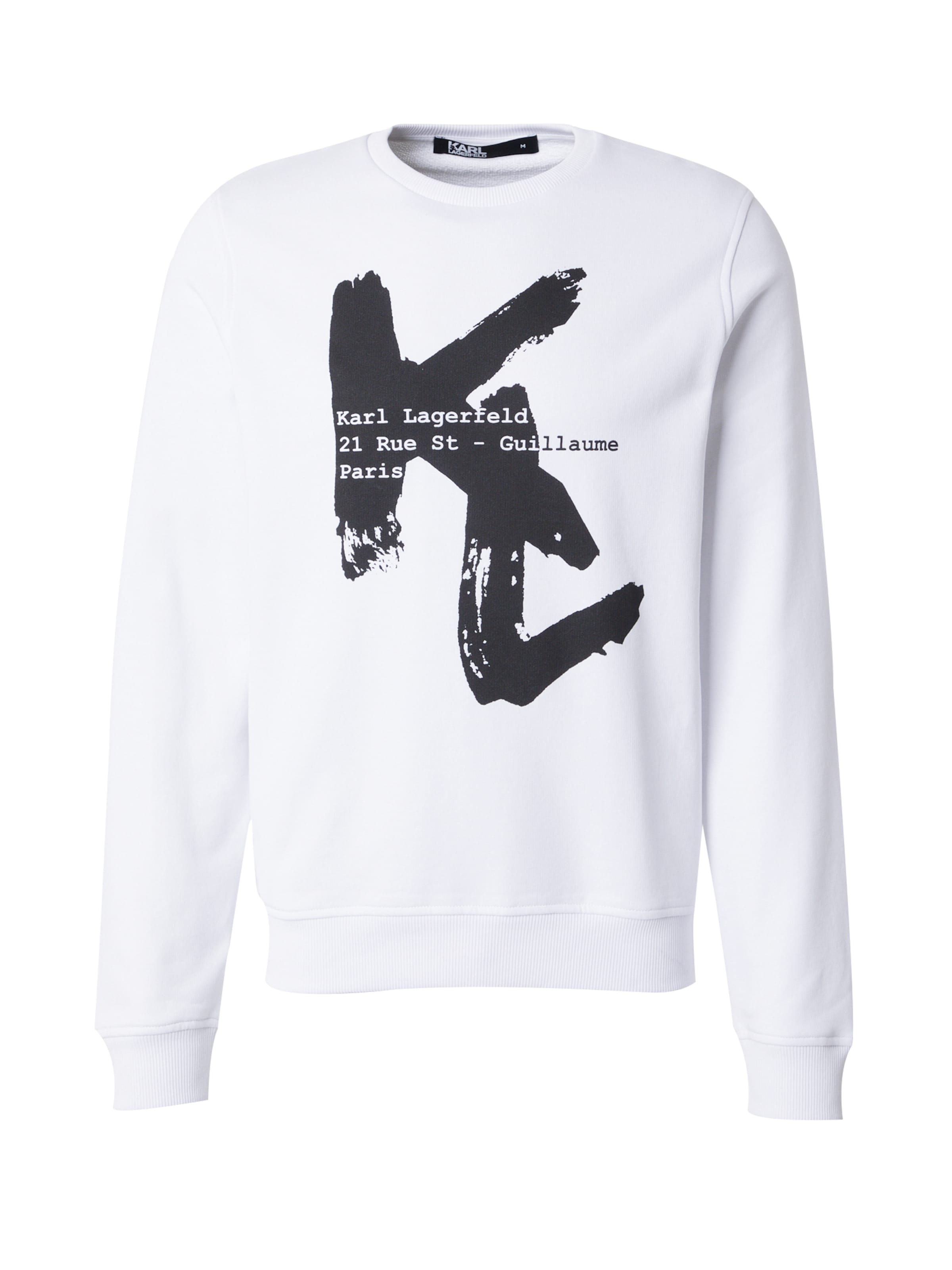 Karl Lagerfeld Sweatshirt in Weiß: Vorderseite