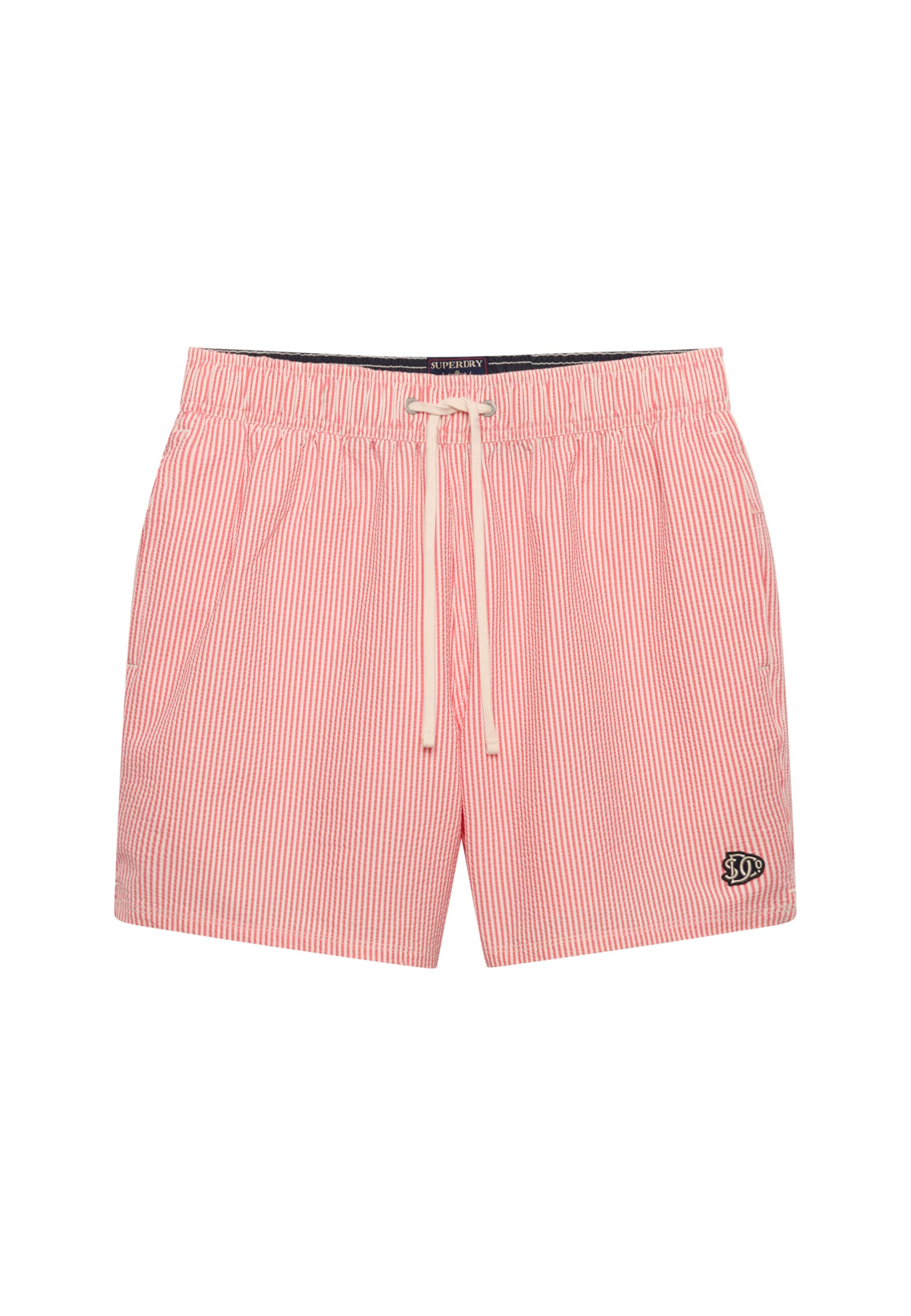 Shorts de bain Superdry & Co en orange : devant