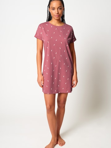 Chemise de nuit Skiny en rose : devant