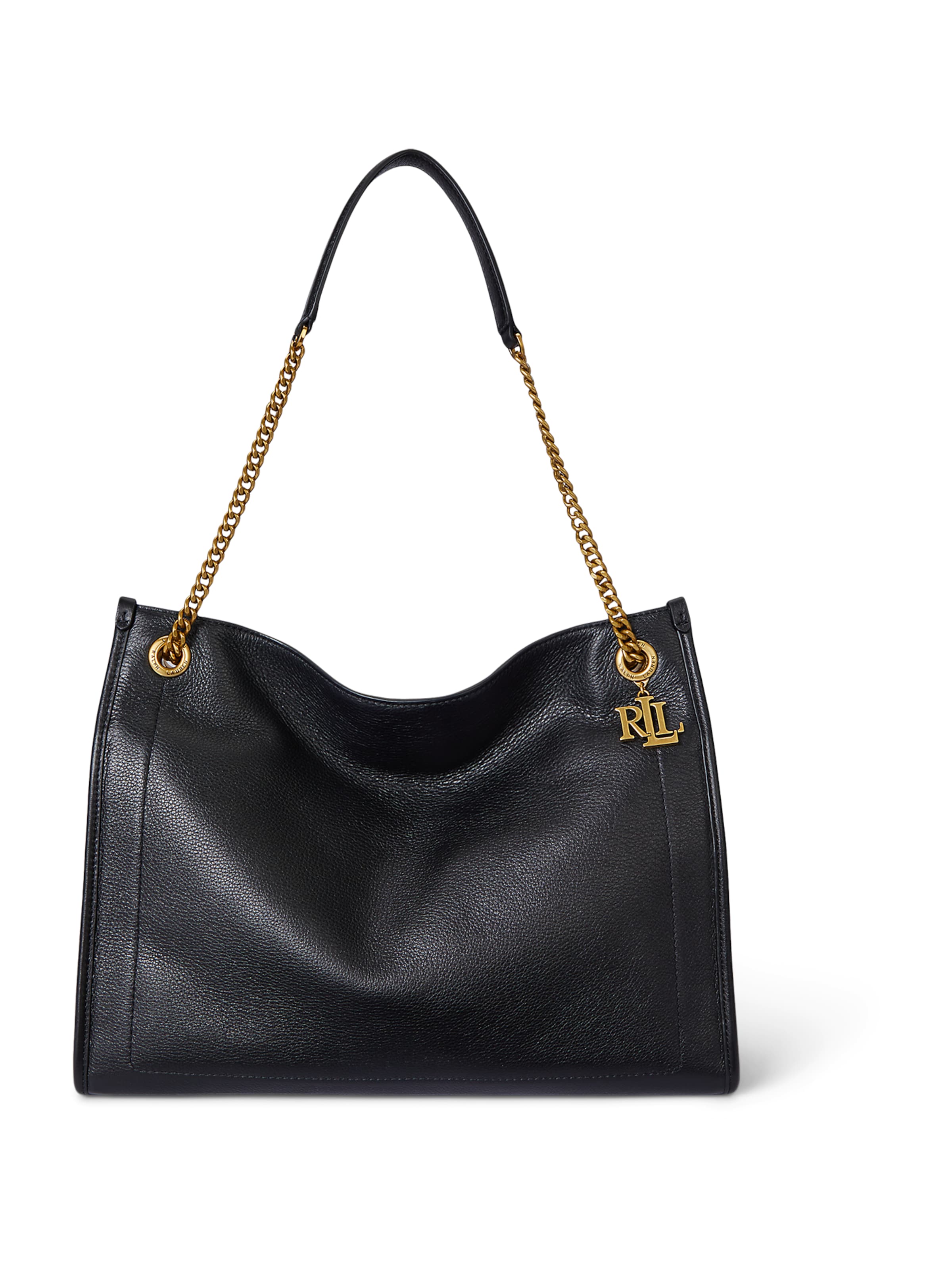 Lauren Ralph Lauren Μεγάλη τσάντα σε μαύρο: μπροστά