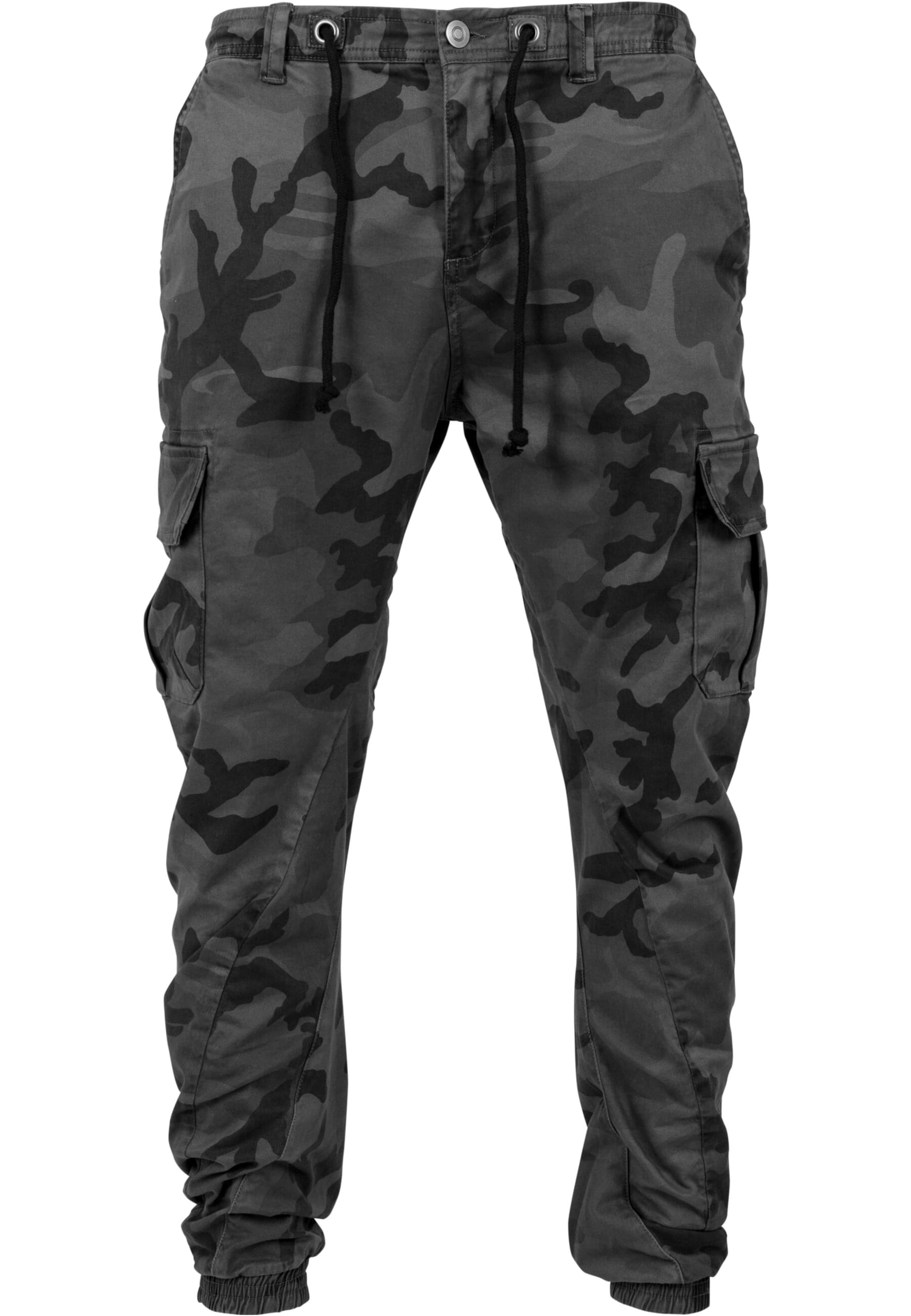 Urban Classics Cargobroek ' Camo Cargo Jogging Pants ' in Gemengde kleuren: voorkant