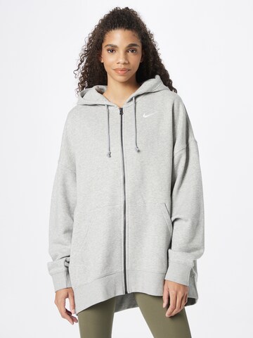 Nike Sportswear Sweatshirt in Grijs: voorkant