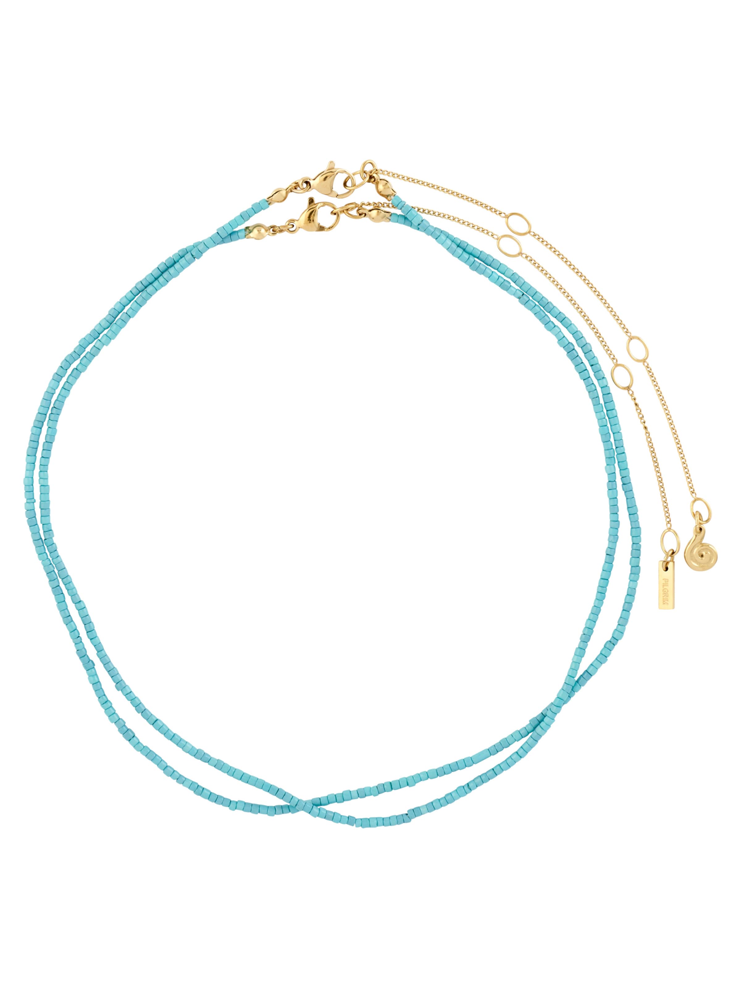 Chaîne 'HAZE' Pilgrim en or : devant