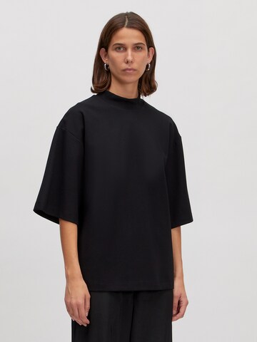 EDITED Shirt 'Gunda' in Zwart: voorkant