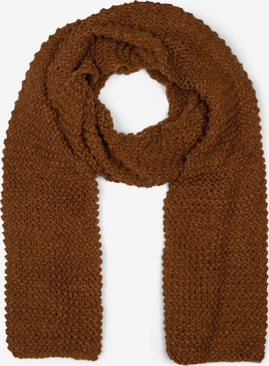 styleBREAKER Schal 'Langer Strick Schal mit Wellen Strickmuster' in One Size in cognac, Produktansicht