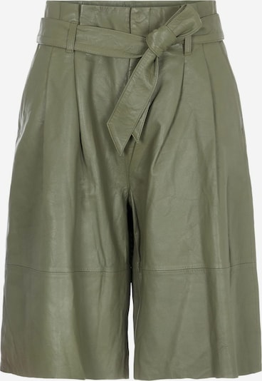 OBJECT Pleat-Front Pants in Green, Item view