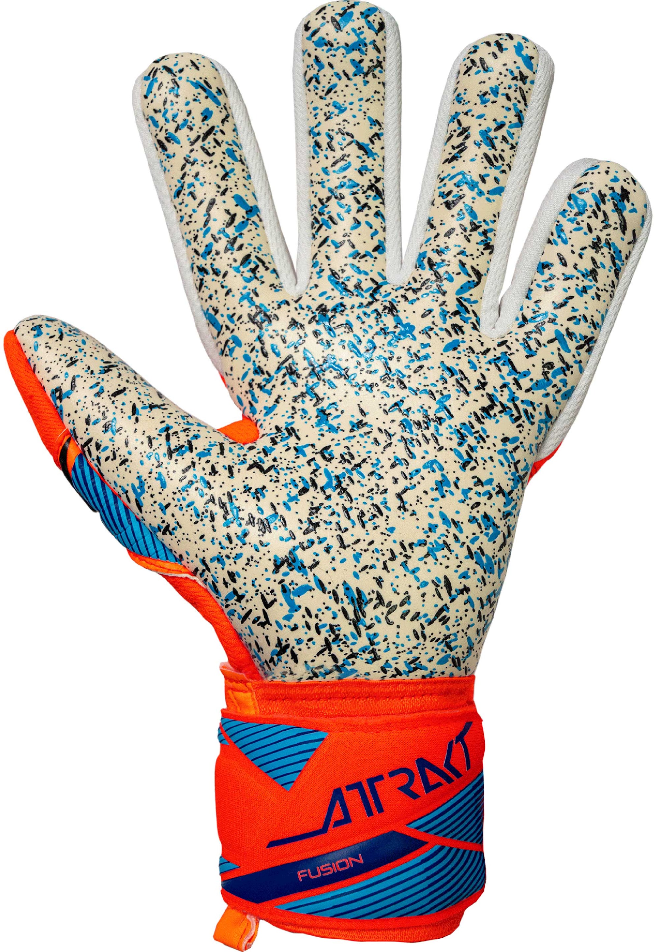REUSCH Sports gloves 'Attrakt Fusion NC' in Blue