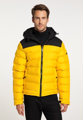 ICEBOUND Between-Season Jacket in Yellow: front